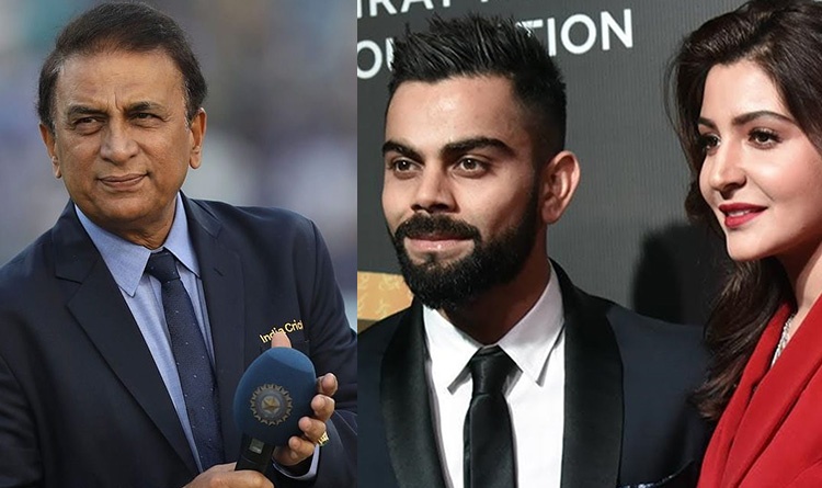 Sunil Gavaskar, Anushka Sharma & Virat Kohli