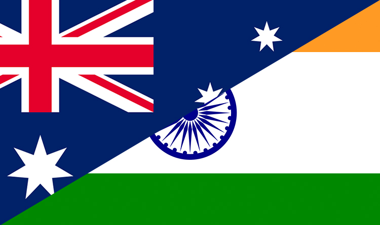 India & Australia Flag