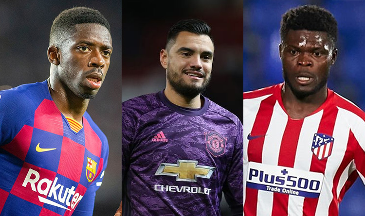 Thomas Partey, Sergio Romero, Ousmane Dembele