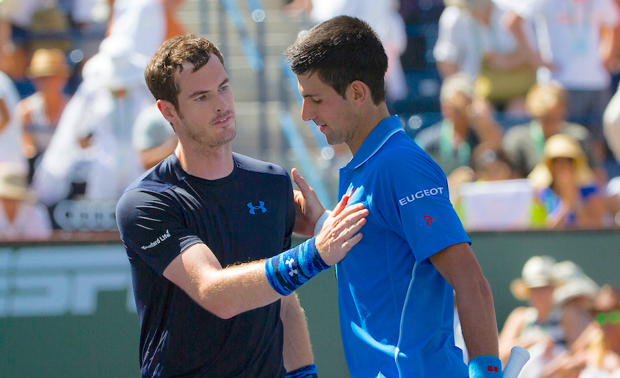 Novak Djokovic and Andy Murray