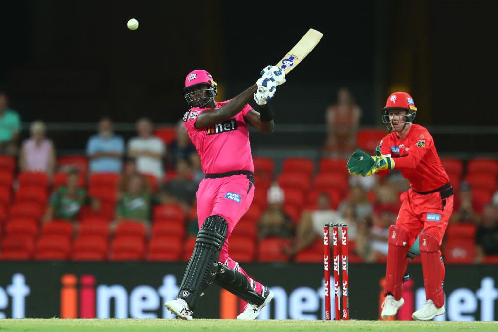 The West Indian giant, Jason Holder launches Sydney Sixers to win a thrilling game against Renegades