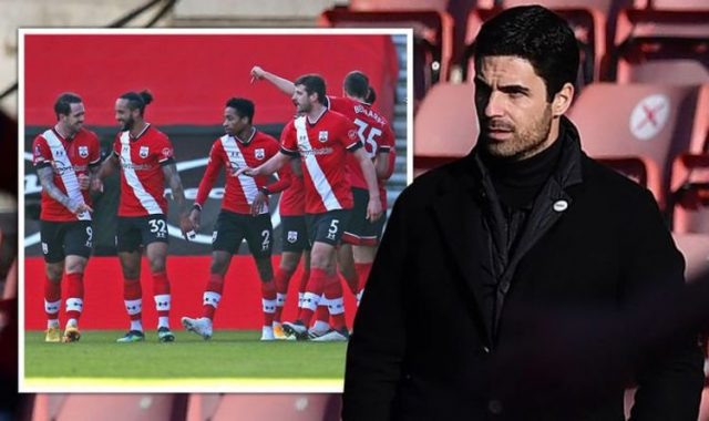 Arsenal's Spanish manager Mikel Arteta