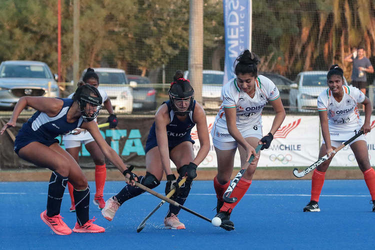 The Indian women's youth hockey team beat Chile