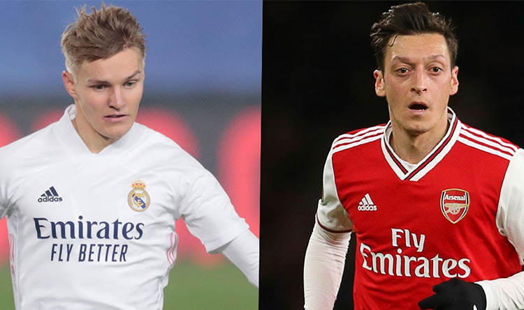Odegaard and Ozil
