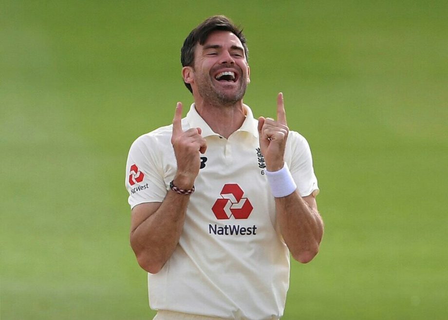 The 38-year-old England pacer James Anderson