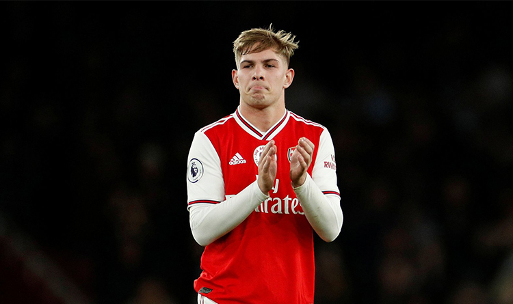 Emile Smith Rowe, the 20-years-old midfielder from the Arsenal academy
