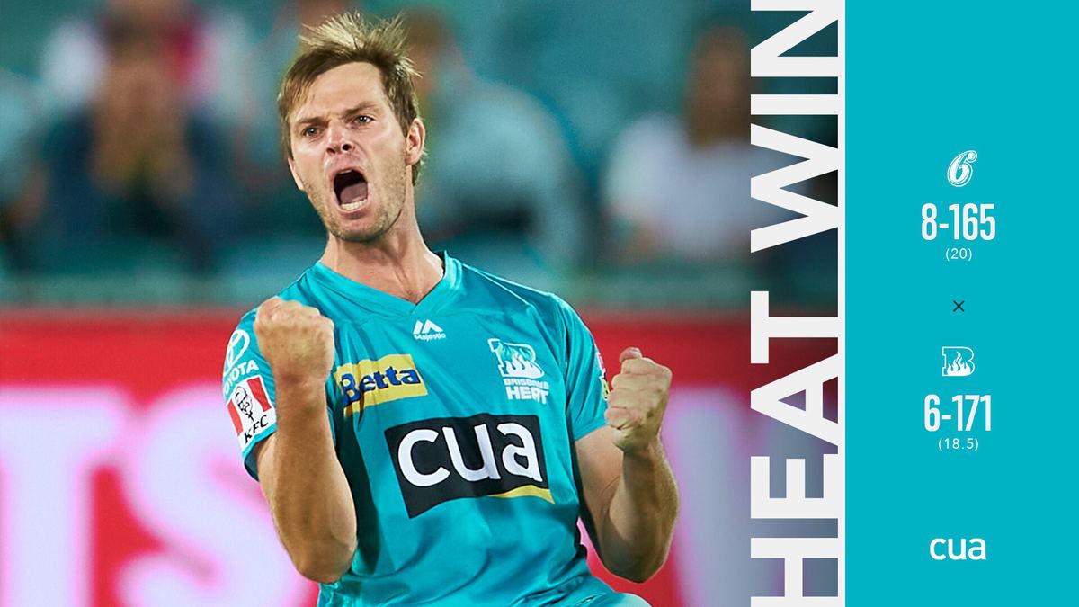 Joe Burns has another blunder and so does the umpire as Brisbane Heat takes charge on Sydney Sixers