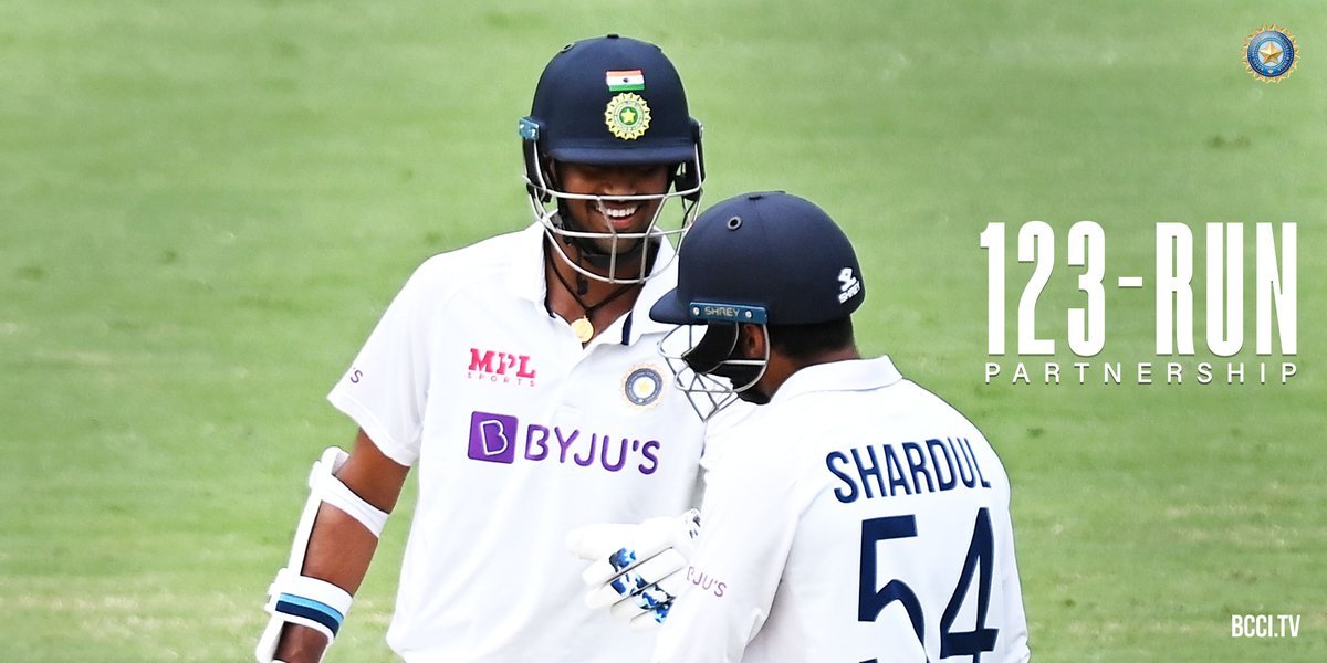 Washingon Sundar and Shardul Thakur stars for India on day 3, Australia lead by 54 runs