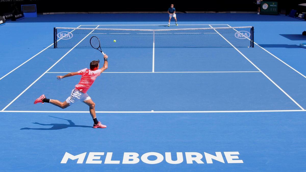 Australian Open Tennis Championships found two positive tests for COVID
