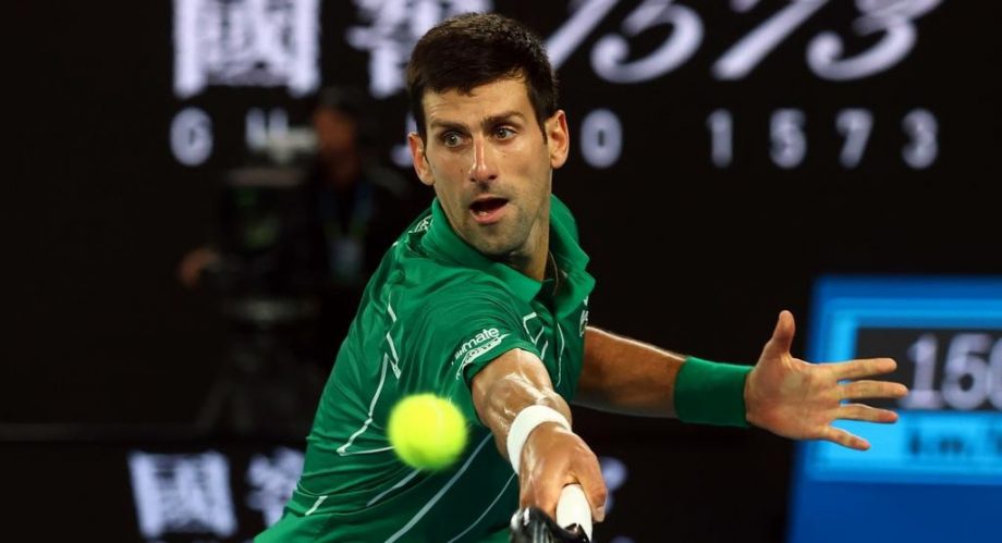 Novak Djokovic at the Australian Open