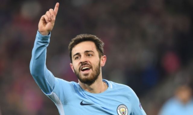 The author of the first goal Bernardo Silva
