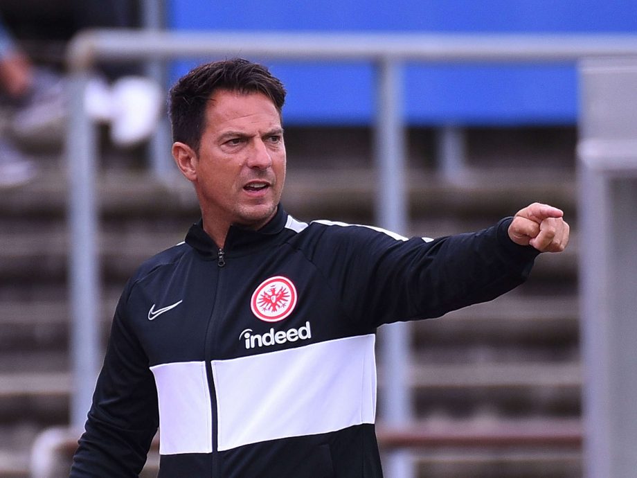 Marco Pezzaiuoli in his time at Eintracht Frankfurt