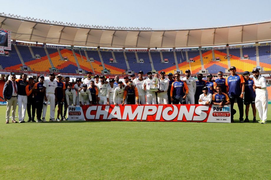 The victorious Indian cricket team
