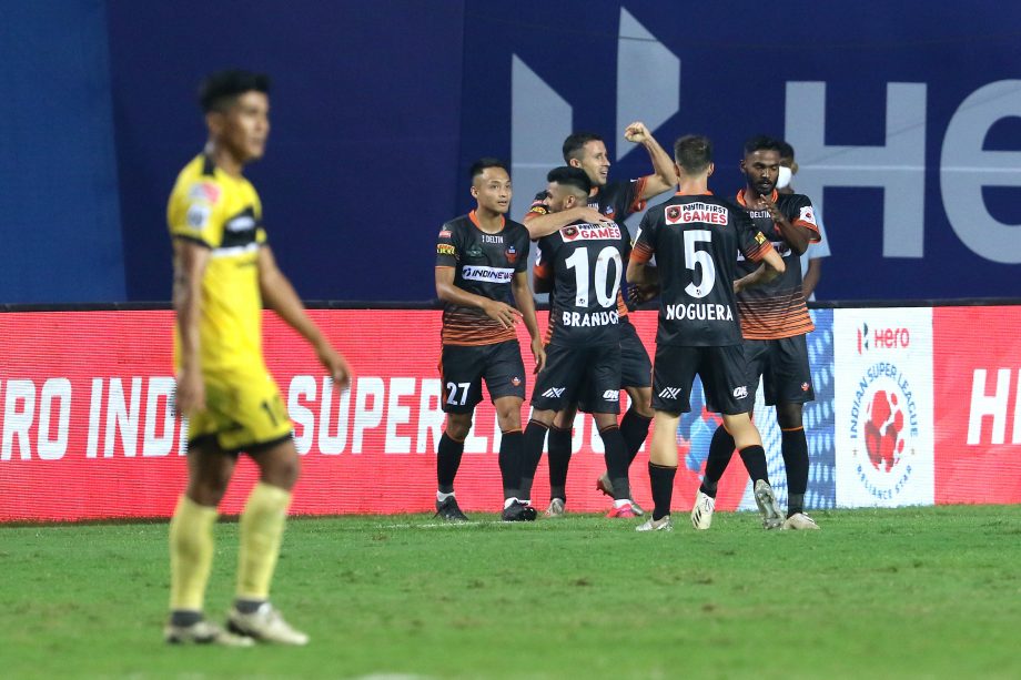 FC Goa players FC Goa players celebrating a goal