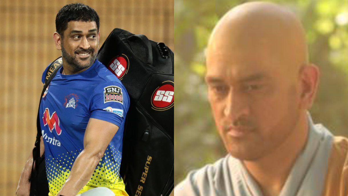 Watch the new IPL advertisement featuring MS Dhoni and his new look