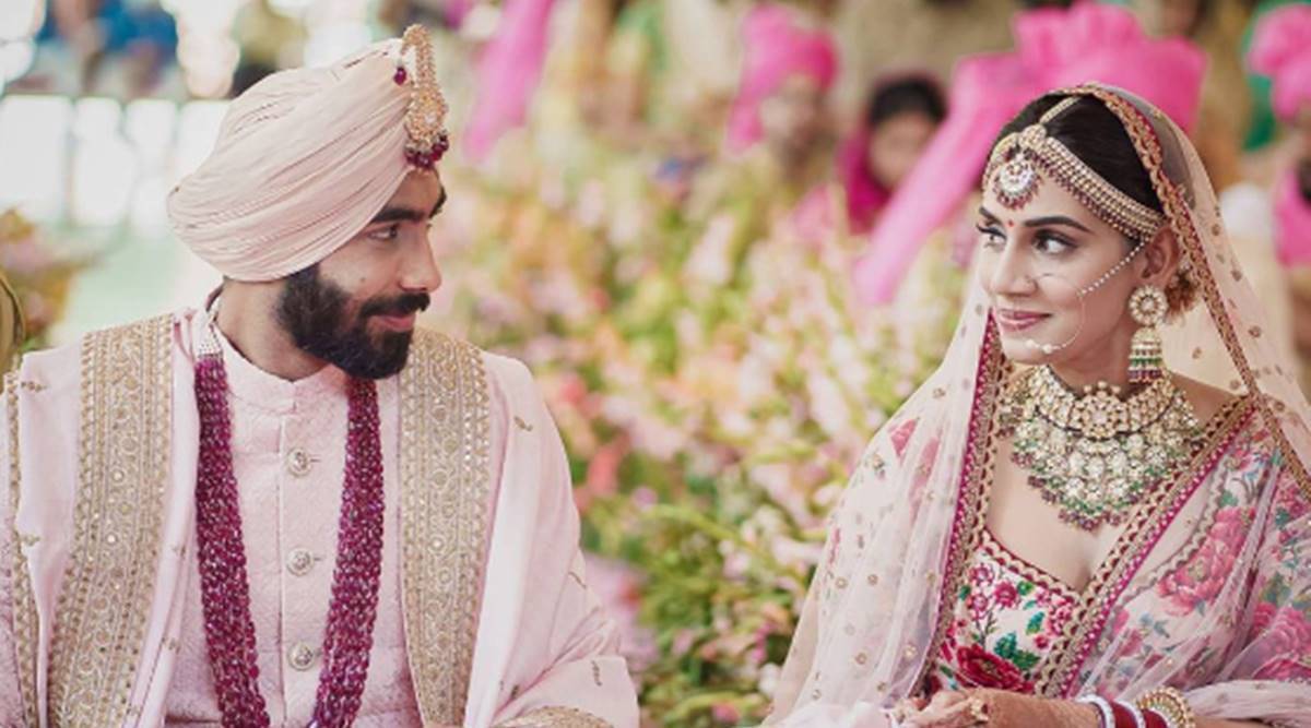 Jasprit Bumrah & Sanjana Ganesan are happily married
