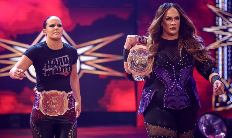 Jax and Baszler coming to the ring