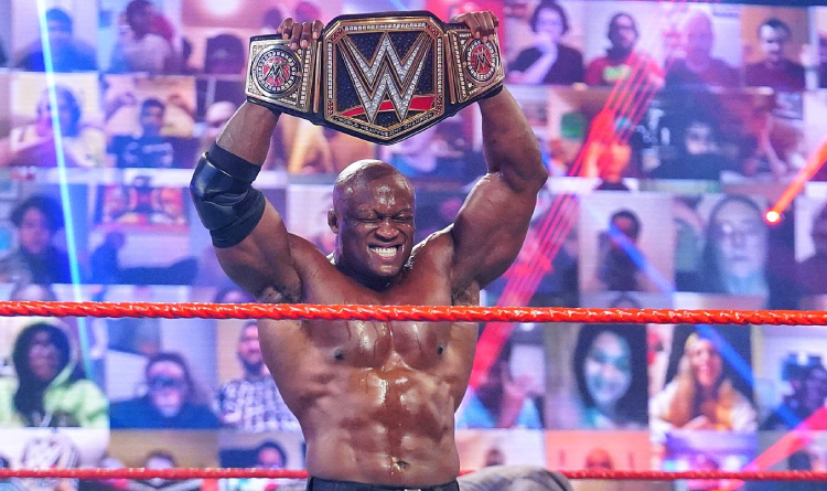 lashley won wwe title