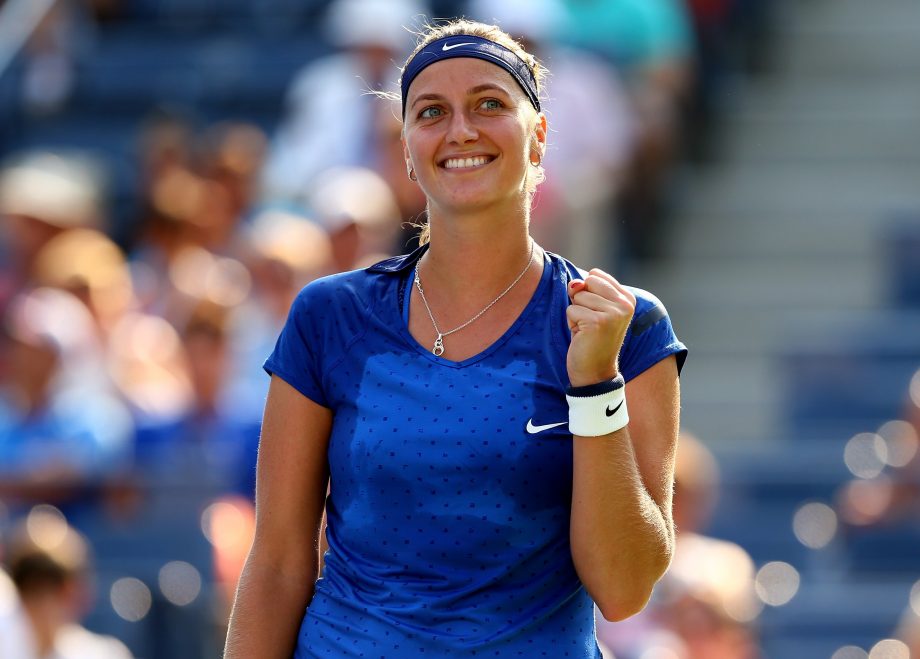 Petra Kvitova during one of her matches