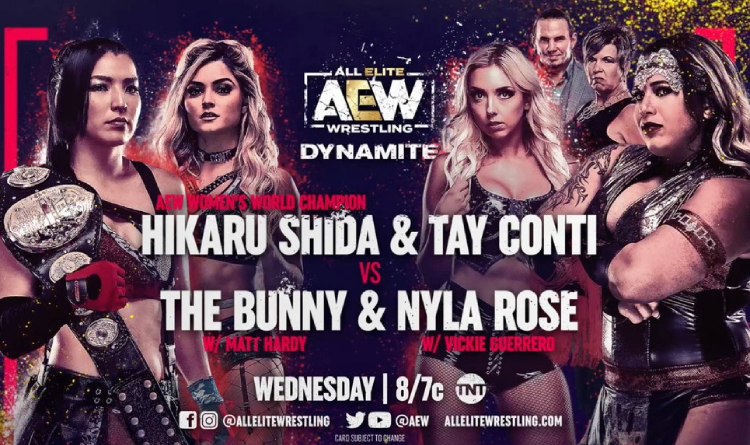 Shida & Conti to fight against The Bunny & Rose