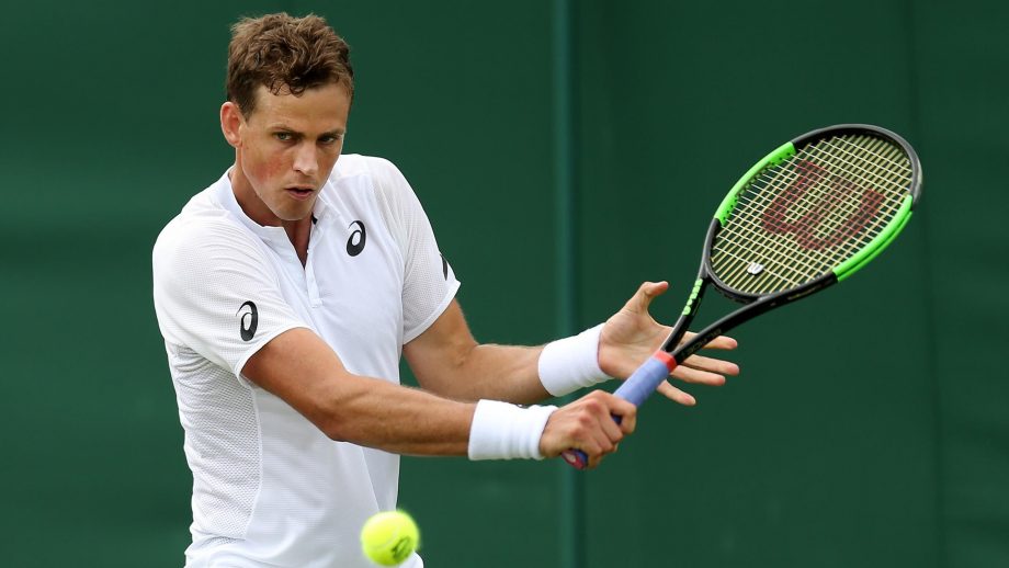 Vasek Pospisil during matches