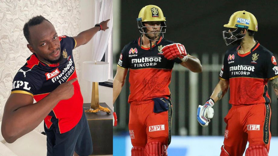 Usain Bolt supports Royal Challengers Bangalore