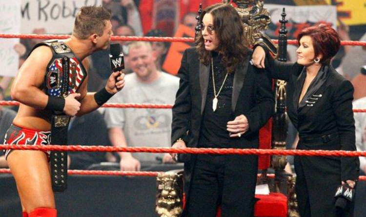 Osbourne at WWE Raw
