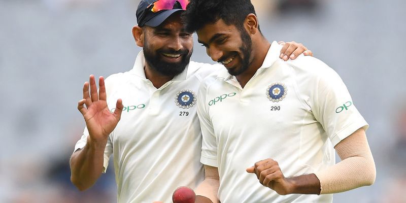 Mohammed Shami Jasprit Bumrah India Getty