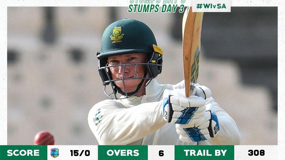 Rassie van der Dussen helps SA set big troubles for WI