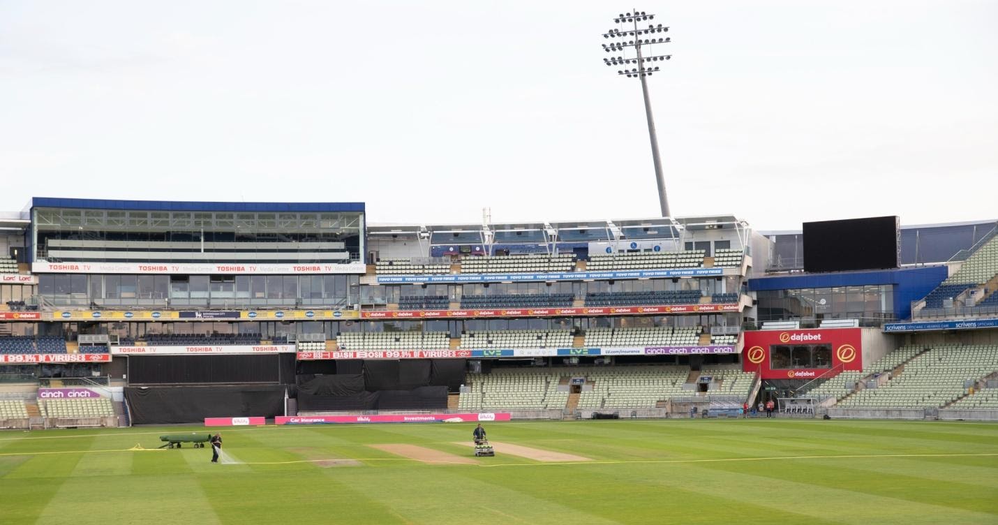 Edgbaston has allowed 80 percent of spectators for the England-Pakistan ODI series