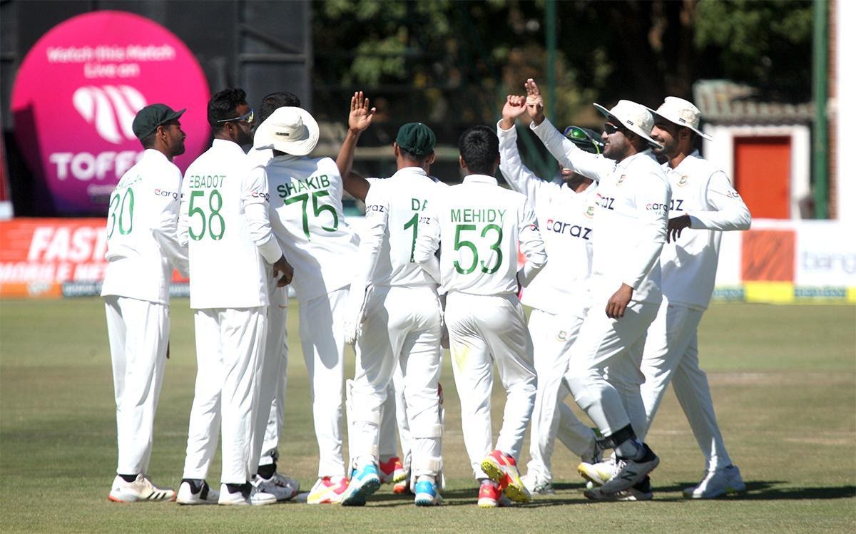 Mehidy, Taskin takes Bangladesh towards a comprehensive win in a one-off Test against Zimbabwe