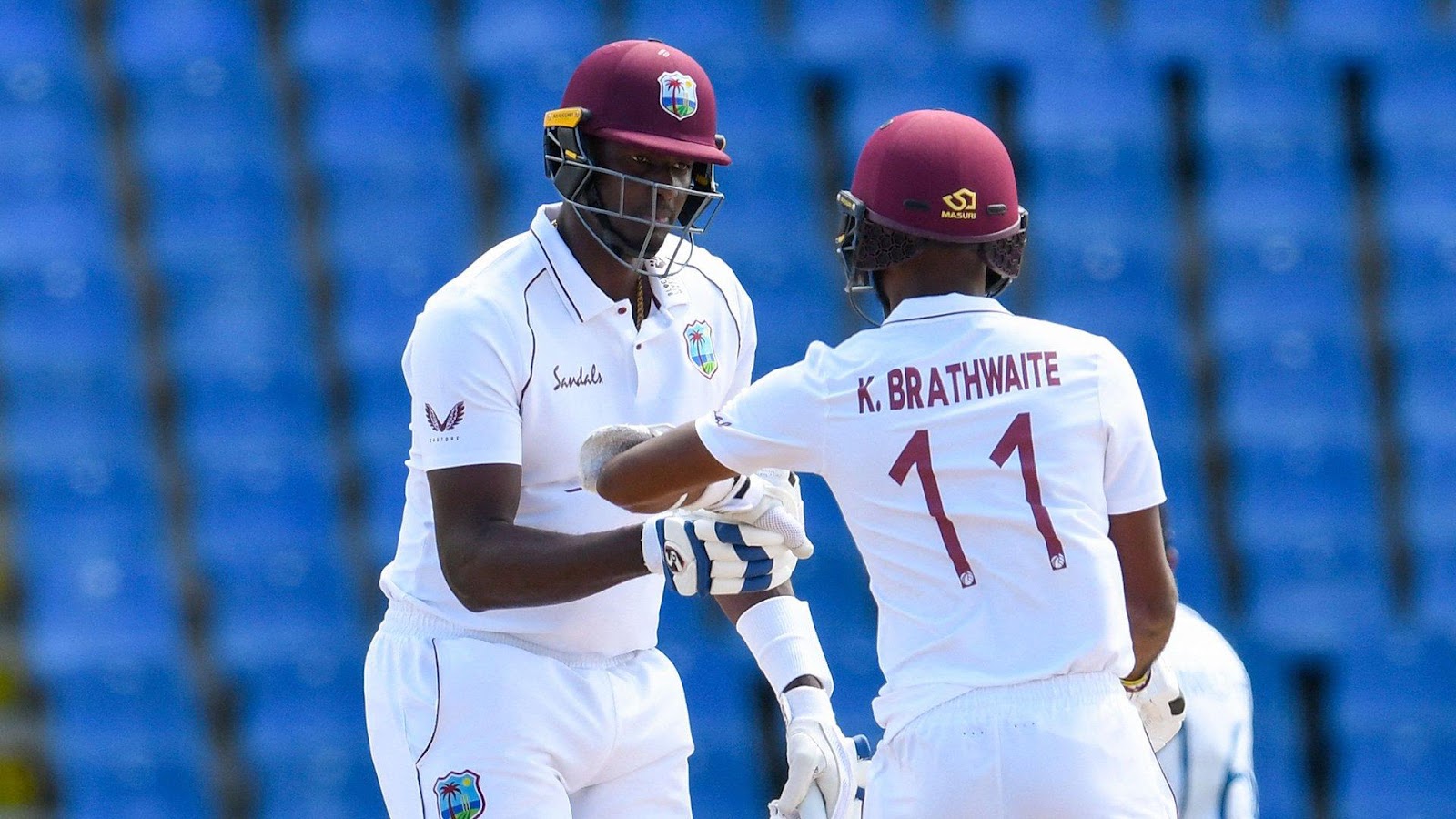 Holder, Braithwaite steady West Indies ship after an early loss