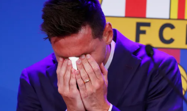 Lionel Messi In Tears As He Confirms Fc Barcelona Exit ‘i Never Imagined Having To Say Goodbye 3657