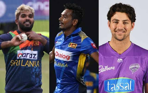 Wanindu Hasaranga, Dushmantha Chameera, Tim David