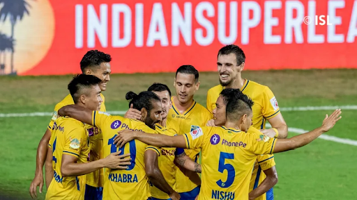 Kerala Blasters extends unbeaten streak to ten matches with a 2-0 triumph over Odisha