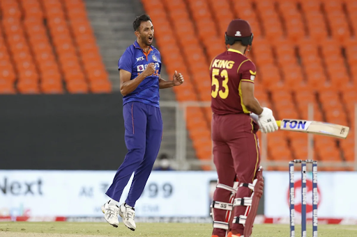 India Beat West Indies By 44 Runs In 2nd Odi Seal Series Prasidh Krishna Takes 4 For As India 0210