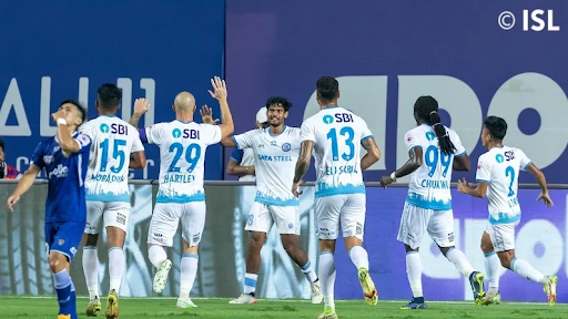 Jamshedpur strengthens semi-final chances with a 4-1 win against Chennaiyin
