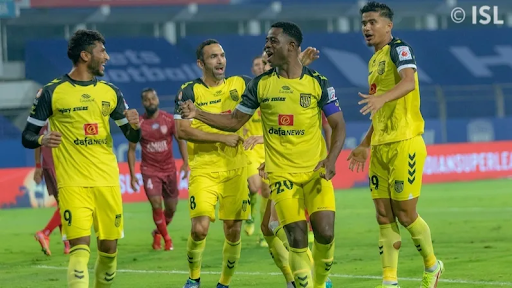 Record-breaker Bartholomew Ogbeche stars in Hyderabad’s 5-0 win over NorthEast United￼