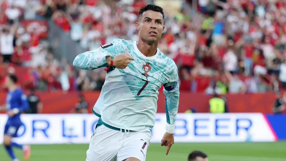 Ronaldo finally scored a World Cup knockout goal with Portugal. (Image credit: Dan Mullan via Getty Images)